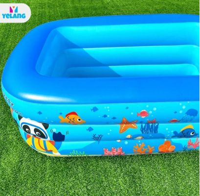 Kolam Renang Anak-anak Kolam Renang Motif Panda Lucu Bahan Kuat Portable Swimming Pool | Yelang Indonesia - 120cm, Kolam